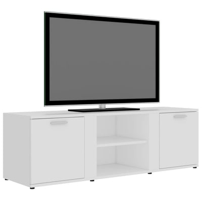 TV-taso valkoinen 120x34x37 cm tekninen puu