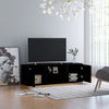 TV-taso musta 120x34x37 cm tekninen puu