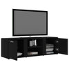 TV-taso musta 120x34x37 cm tekninen puu