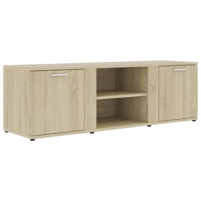 TV-taso Sonoma-tammi 120x34x37 cm tekninen puu