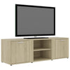 TV-taso Sonoma-tammi 120x34x37 cm tekninen puu