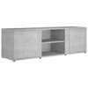 TV-taso betoninharmaa 120x34x37 cm tekninen puu