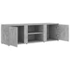 TV-taso betoninharmaa 120x34x37 cm tekninen puu