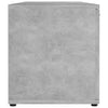 TV-taso betoninharmaa 120x34x37 cm tekninen puu