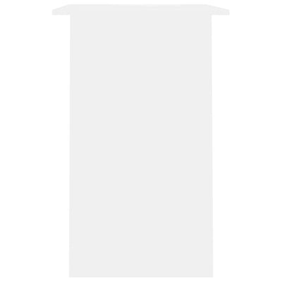 Työpöytä valkoinen 90x50x74 cm tekninen puu