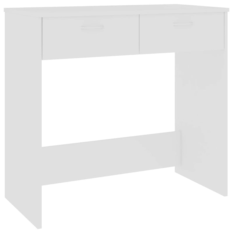 Valkoinen työpöytä Carolica 80x40x75cm (puinen)
