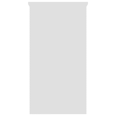 Työpöytä valkoinen 80x40x75 cm tekninen puu