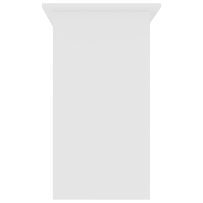 Työpöytä valkoinen 80x45x74 cm tekninen puu