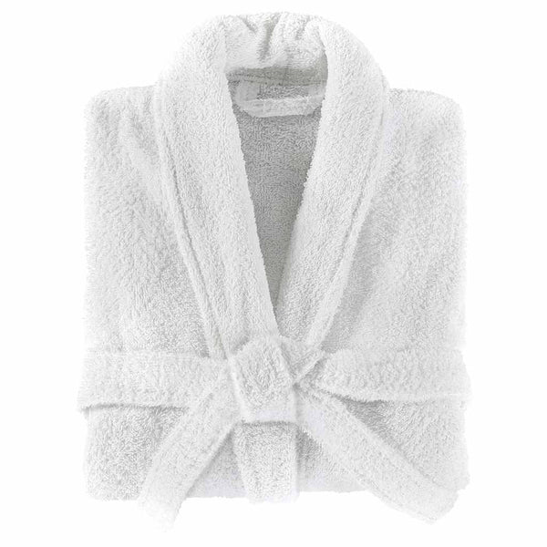 Unisex froteekylpytalkki 100 % puuvilla valkoinen L