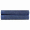 Kylpypyyhesetti 2 kpl puuvilla 450 g/m² 100x150cm laivastonsin.