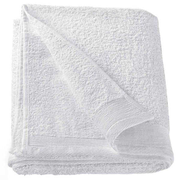 12-osainen pyyhesarja puuvilla 450 g/m² valkoinen