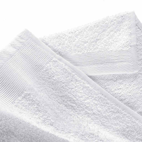 12-osainen pyyhesarja puuvilla 450 g/m² valkoinen