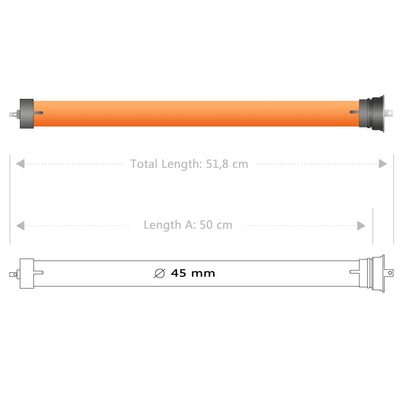 Putkimoottorit 2 kpl 30 Nm