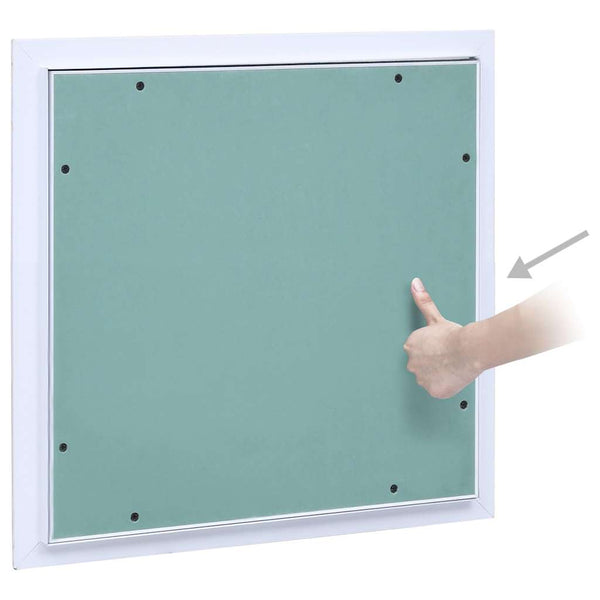 Huoltoluukkupaneeli alumiinikehys ja kipsilevy 400x400 mm