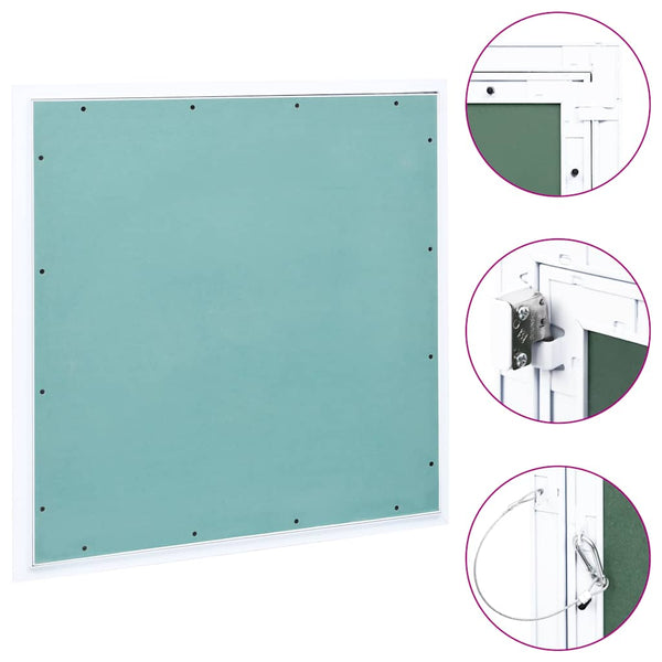 Huoltoluukkupaneeli alumiinikehys ja kipsilevy 700x700 mm