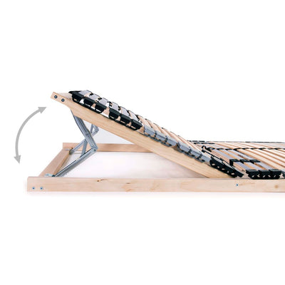 Sängyn sälepohjat Sheilah 42 säleellä 7 vyöhykettä 70x200cm (2 kpl)