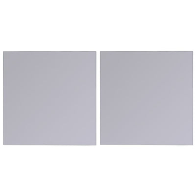 Kehyksettömät peililaatat lasi 16 kpl 20,5 cm