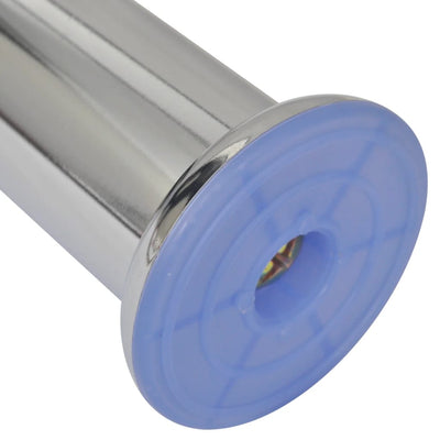 Sohvanjalat 8 kpl pyöreät kromi 180 mm