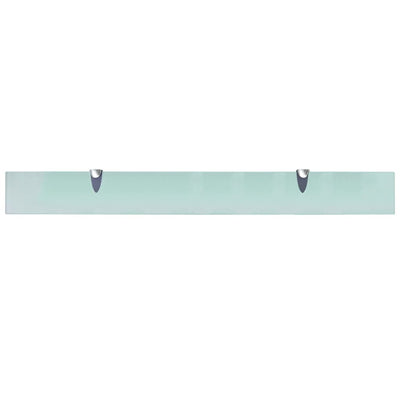 Kelluvat hyllyt 2 kpl lasi 90x10 cm 8 mm