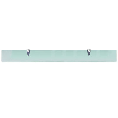 Kelluvat hyllyt 2 kpl lasi 100x10 cm 8 mm