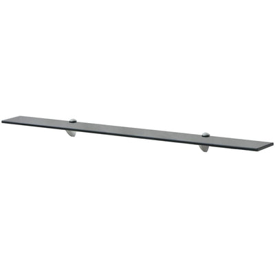 Kelluvat hyllyt 2 kpl lasi 100x10 cm 8 mm