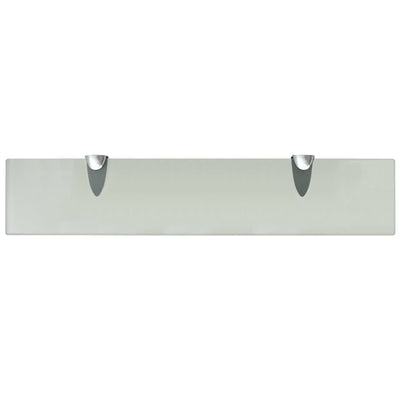 Kelluvat hyllyt 2 kpl lasi 50x10 cm 8 mm