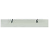 Kelluvat hyllyt 2 kpl lasi 60x10 cm 8 mm