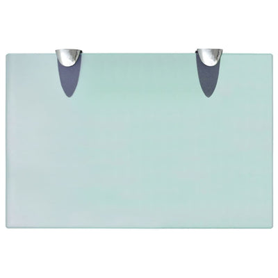 Kelluvat hyllyt 2 kpl lasi 30x20 cm 8 mm