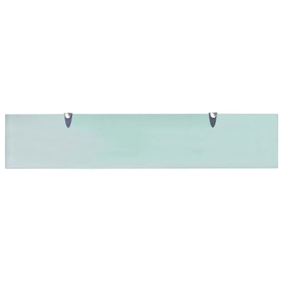 Kelluvat hyllyt 2 kpl lasi 100x20 cm 8 mm
