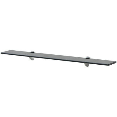 Kelluvat hyllyt 2 kpl lasi 80x20 cm 8 mm