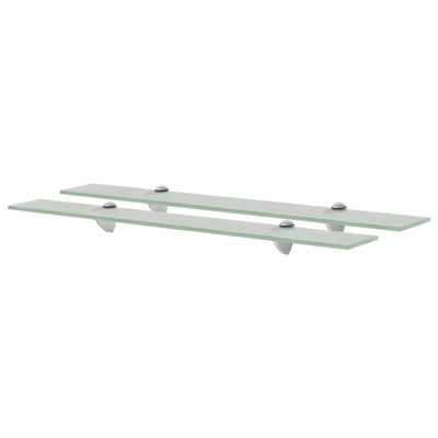 Kelluvat hyllyt 2 kpl lasi 70x20 cm 8 mm