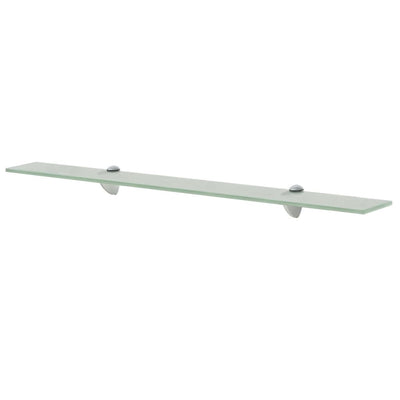 Kelluvat hyllyt 2 kpl lasi 80x20 cm 8 mm