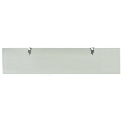 Kelluvat hyllyt 2 kpl lasi 90x20 cm 8 mm