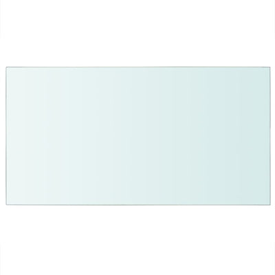 Hyllyt 2 kpl kirkas lasi 40x25 cm