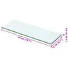 Kirkas hyllyt Arlena 50x12cm (2 kpl)