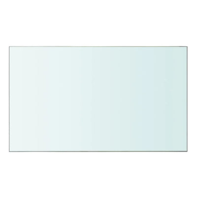 Hyllyt 2 kpl kirkas lasi 50x30 cm