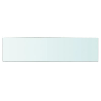 Hyllyt 2 kpl kirkas lasi 60x15 cm
