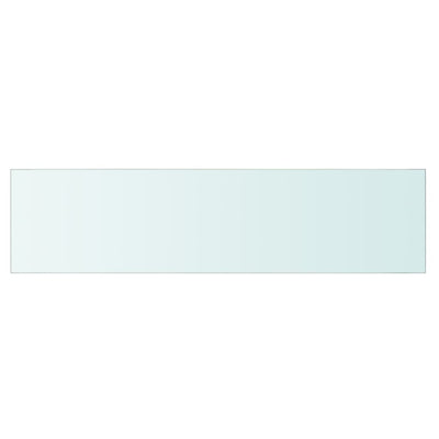 Hyllyt 2 kpl kirkas lasi 80x20 cm