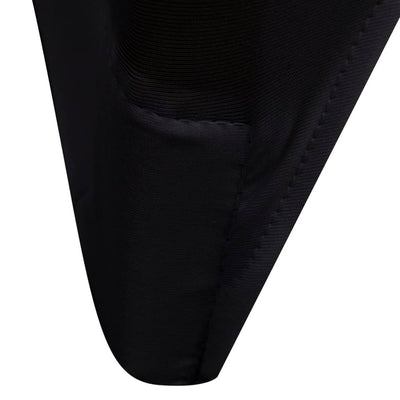 Tuolinpäällinen venyvä musta 18 kpl