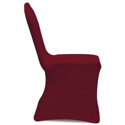 Tuolinpäällinen venyvä viininpunainen 30 kpl