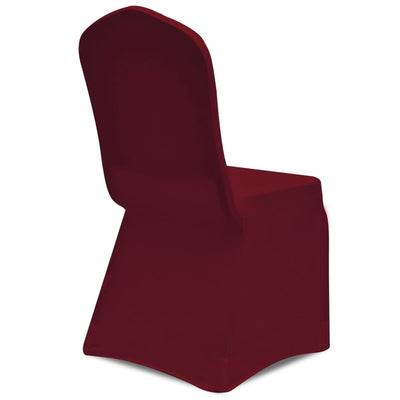 Tuolinpäällinen venyvä viininpunainen 30 kpl