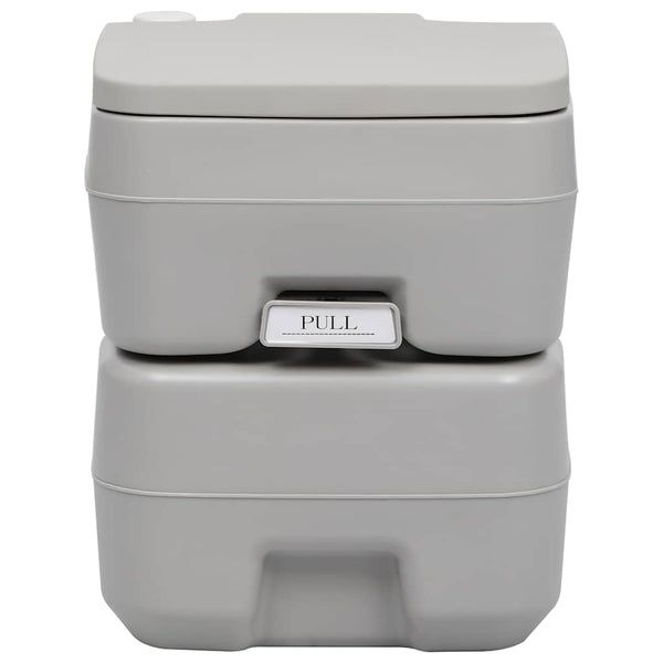 Kannettava retkeily-WC harmaa 20 + 10 l