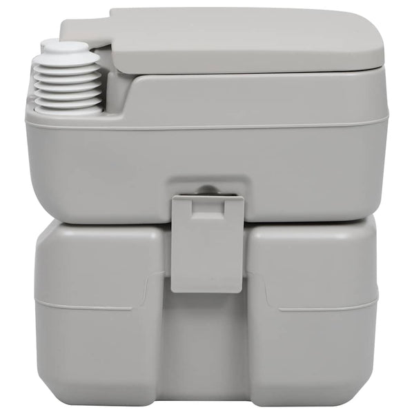 Kannettava retkeily-WC harmaa 20 + 10 l