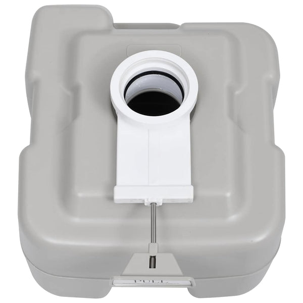 Kannettava retkeily-WC harmaa 20 + 10 l