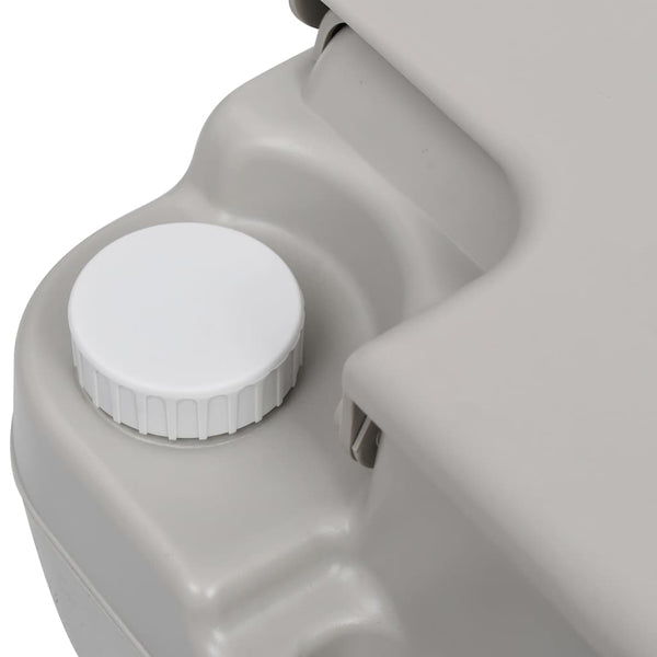 Kannettava retkeily-WC harmaa 20 + 10 l
