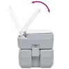 Kannettava retkeily-WC harmaa 20 + 10 l