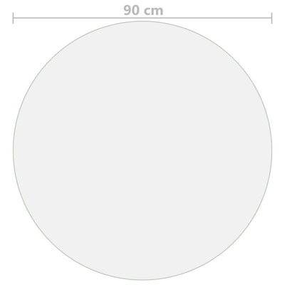 Matta pöytäsuoja Profirel Ø 90cm 2 mm (pvc)