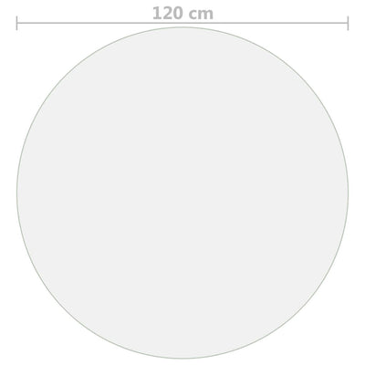 Läpikuultava pöytäsuoja Profirel Ø 120cm 2 mm (pvc)