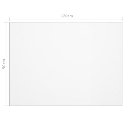 Läpinäkyvä pöytäsuoja Artorex 120x90cm 2 mm (pvc)