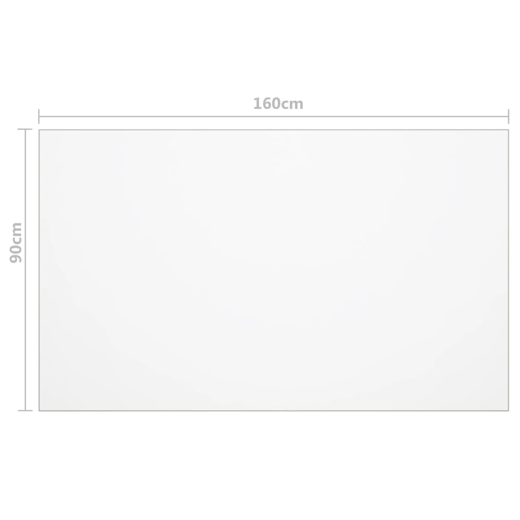Läpinäkyvä pöytäsuoja Artorex 160x90cm (2 mm pvc)
